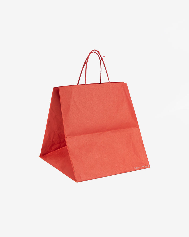 Red Kraft Mooncake Paper Bag