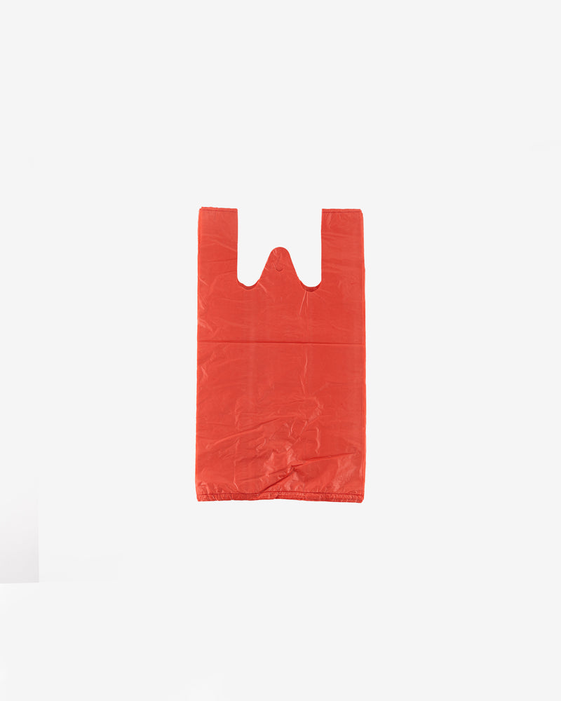 Red Singlet Plastic Shopping Bag, 30 pcs