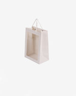 White Rope Handle Paper Bag with Window