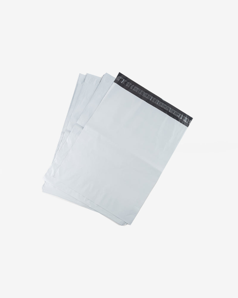 White Poly Mailing Bag, 10 pcs