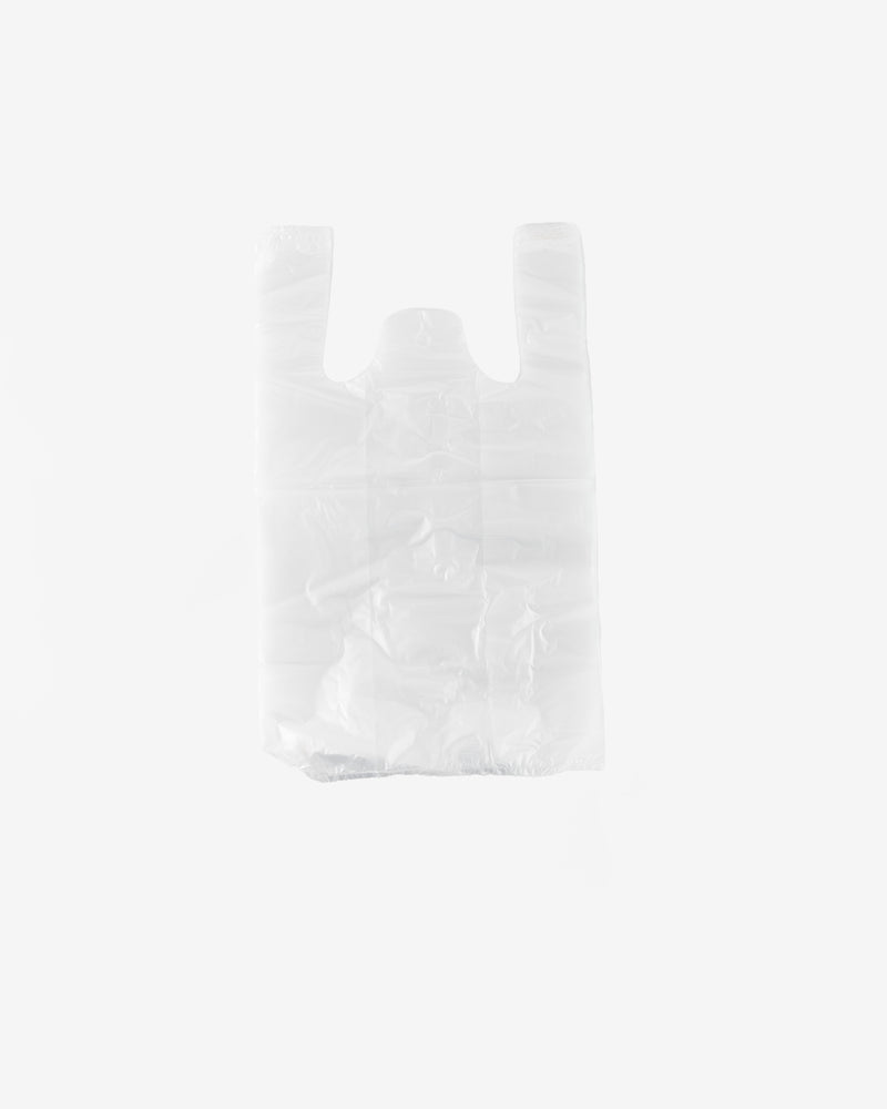 Clear Singlet Plastic Shopping Bag, 30 pcs