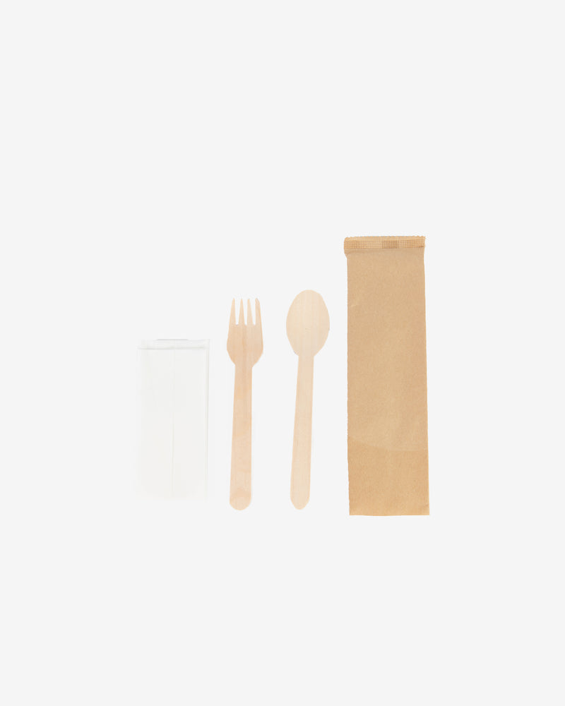 Wooden Cutlery Set, 50 sets