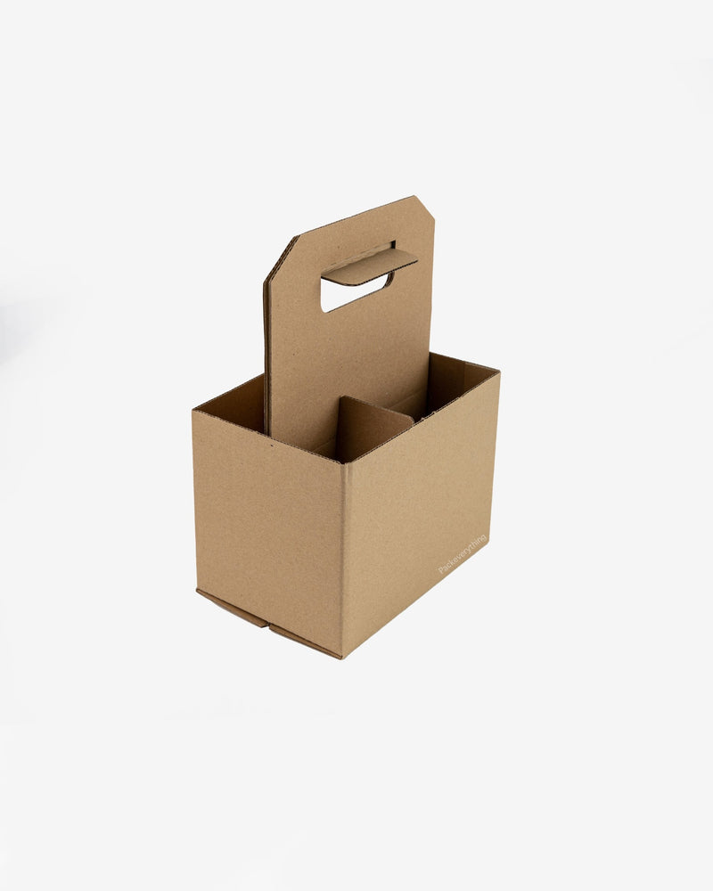 6 Bottles Packing Handle Box