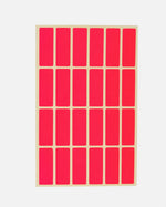 Colored Rectangular Coding Labels