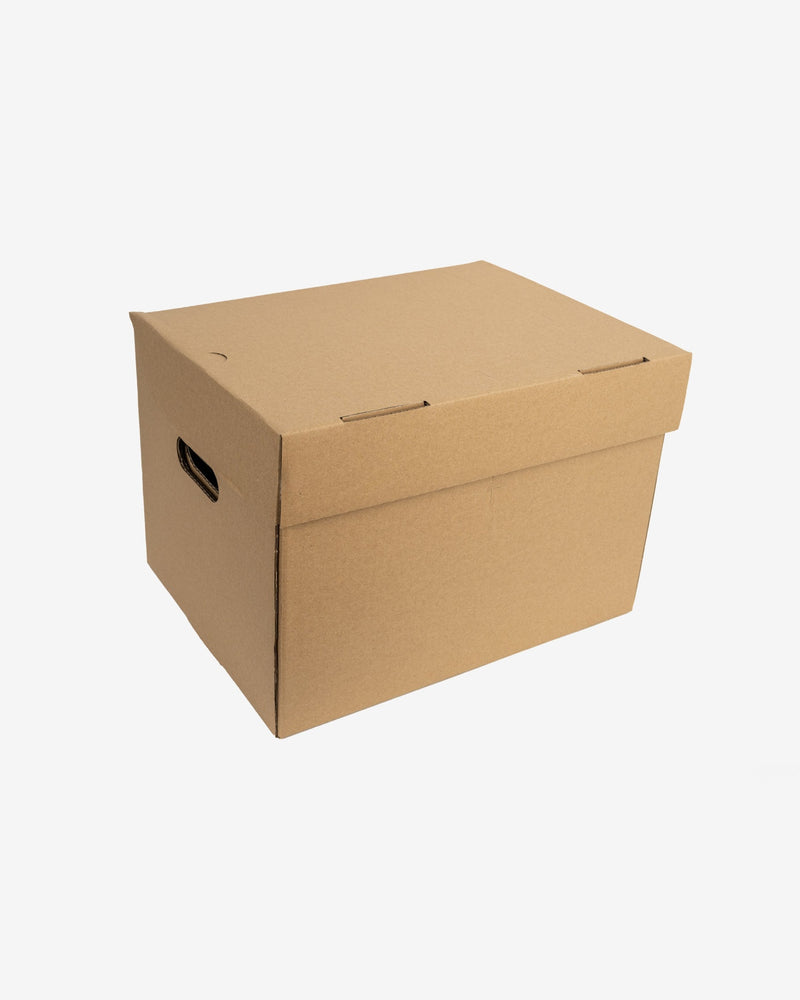 Archive Carton w/ Attached Cover