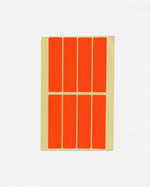 Colored Rectangular Coding Labels