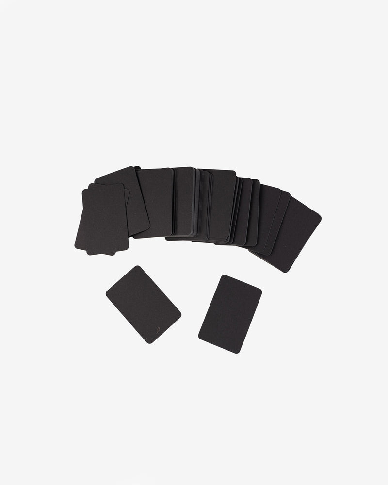 Black Name Card