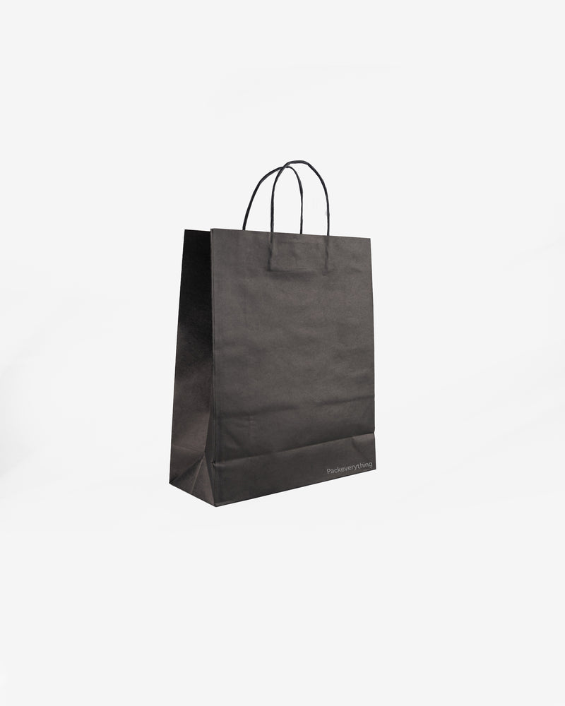 Black Kraft Paper Bag (L)