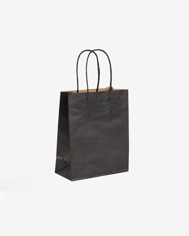 Black Kraft Paper Bag (S)