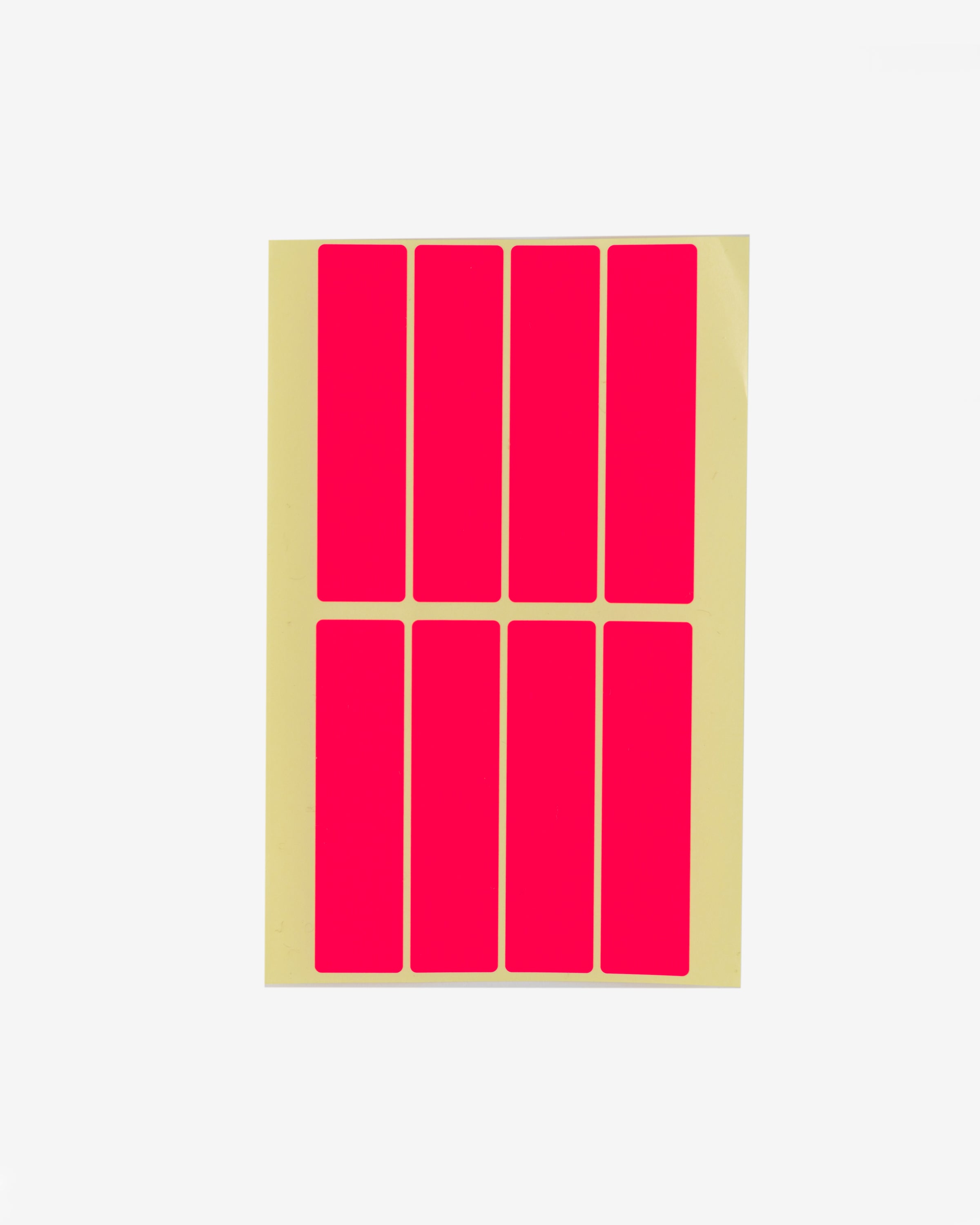 Colored Rectangular Coding Labels (L), 80 pcs – Packeverything.com.sg