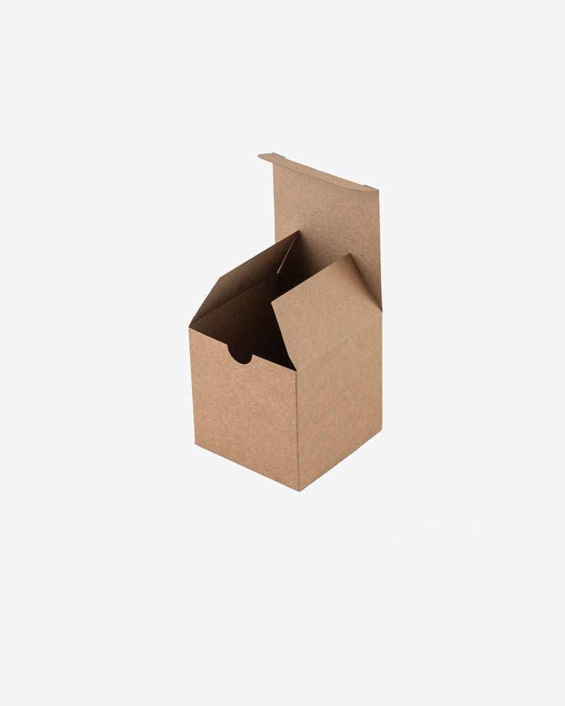 Kraft One Fold Cube Box, 10 pcs