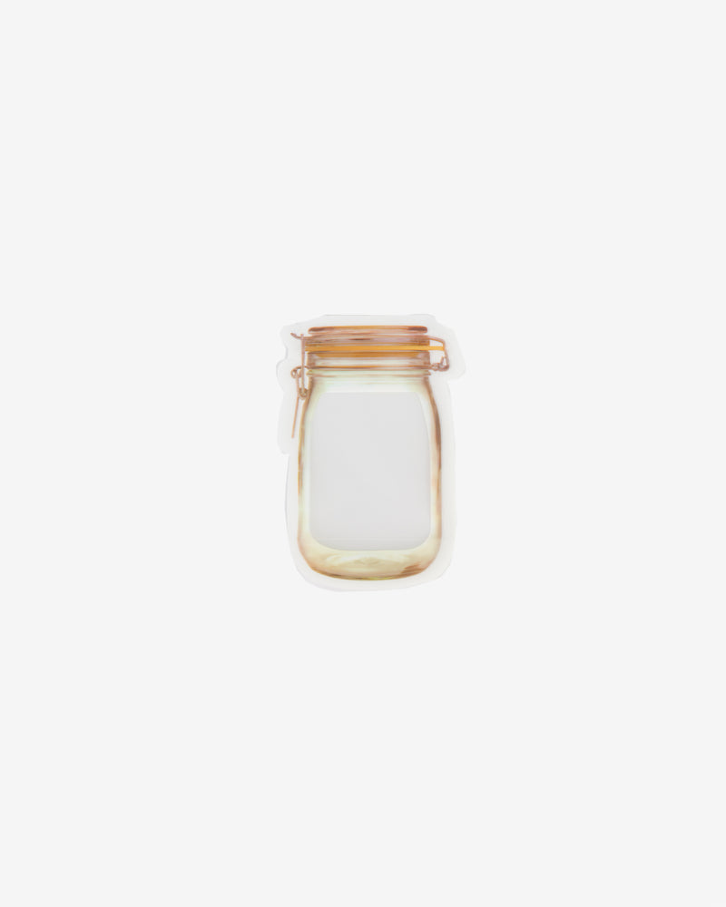 Standup Mason Jar Bottle Ziplock Pouch, 10 pcs